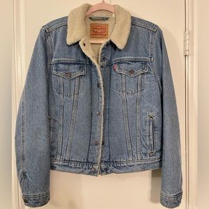 COPY - Women’s Levi Ex Boyfriend Sherpa jacket (denim)